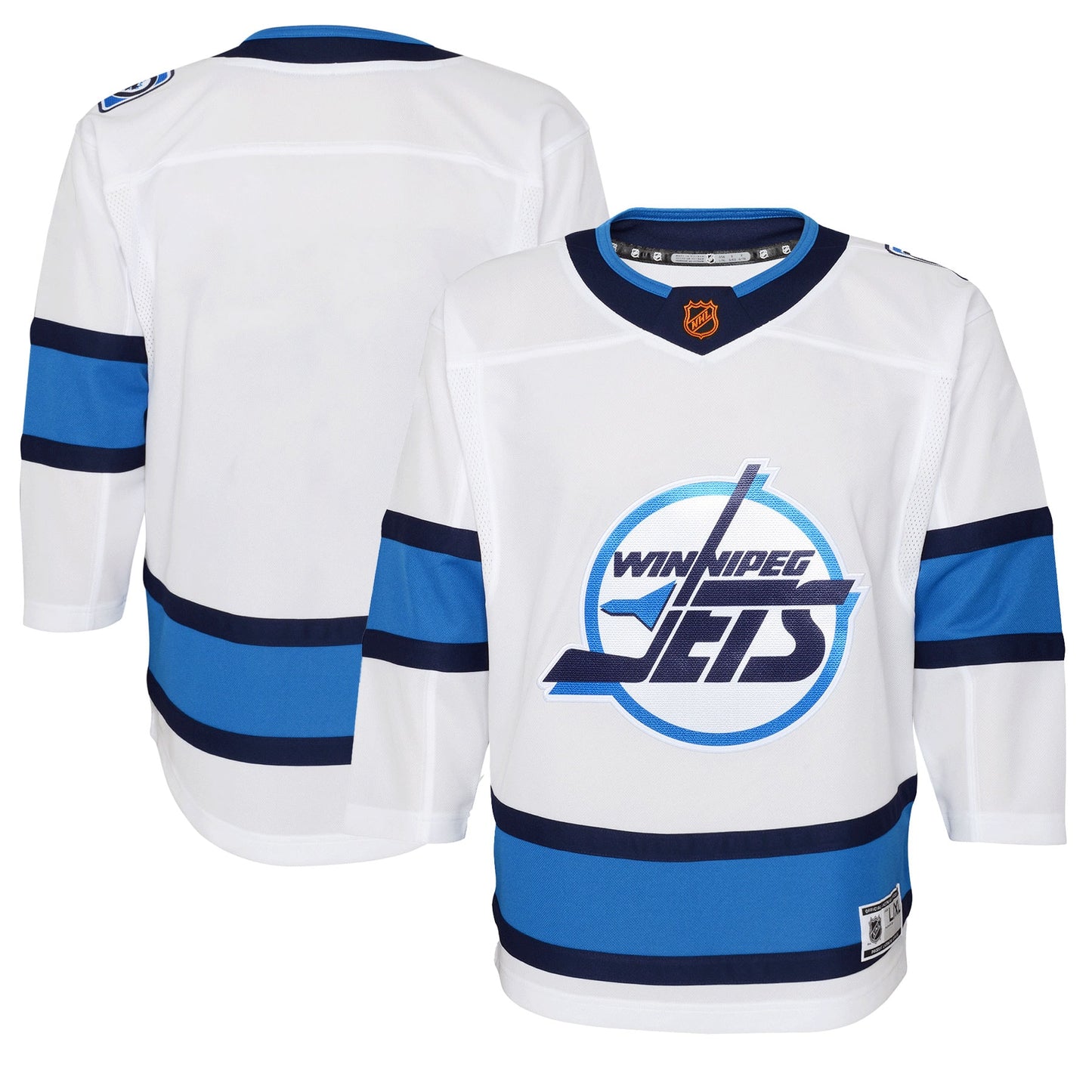 Winnipeg Jets Youth Special Edition 2.0 Premier Blank Jersey - White