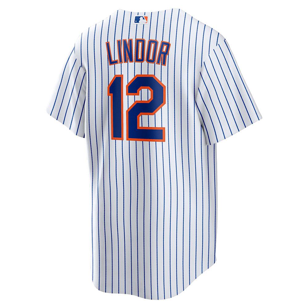 Men's New York Mets Francisco Lindor Cool Base Jersey White