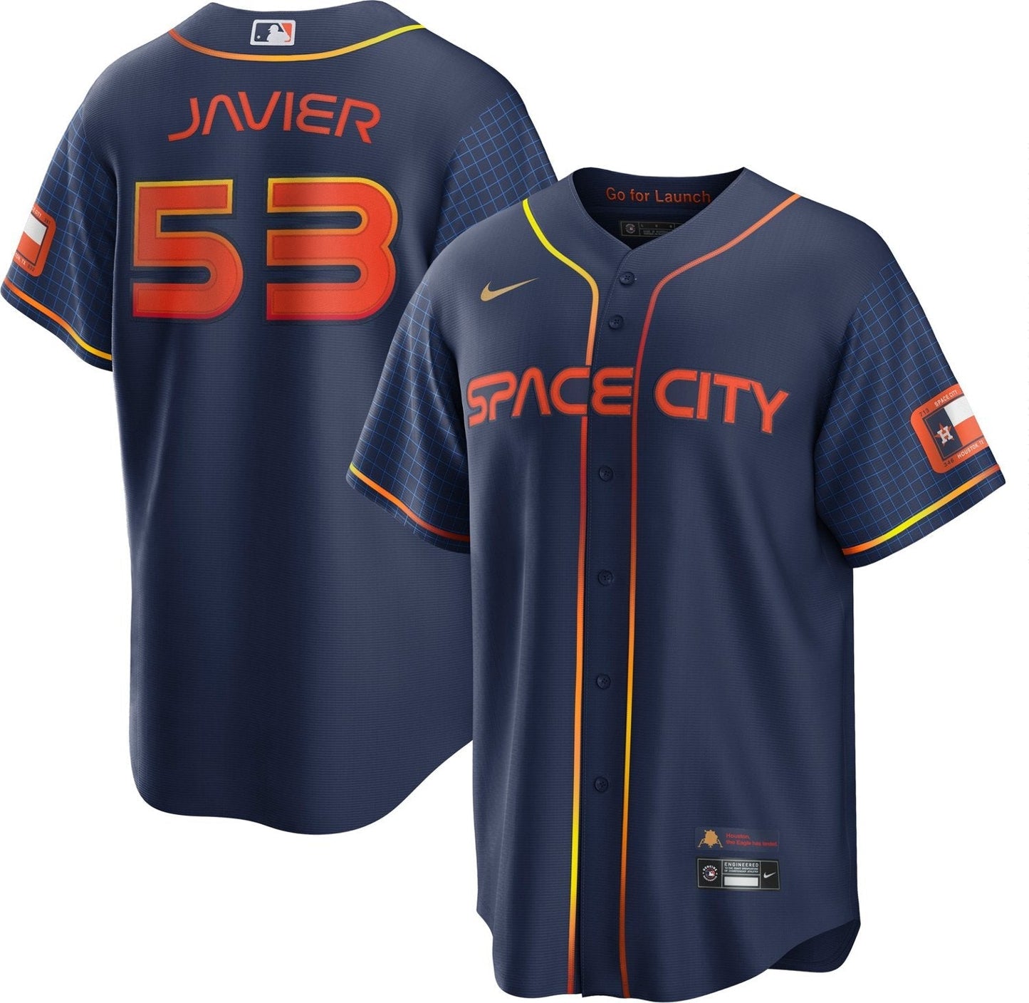 Nike Men's Houston Astros Javier City Connect Replica Jersey