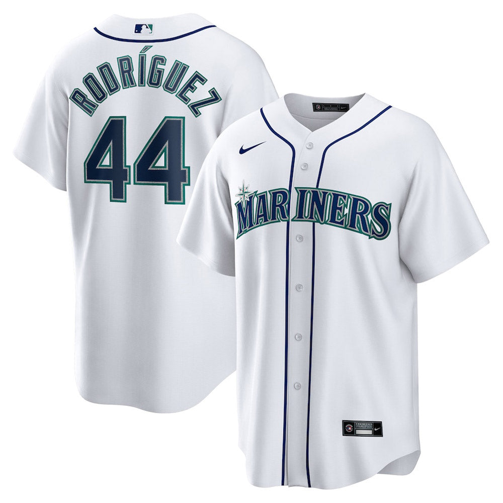 Men's Seattle Mariners Julio Rodriguez Cool Base Replica Home Jersey - White